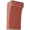 Ekena Millwork 5 1/4"W x 4"D x 10"H Clarksville Wood Vintage Decor Bracket, Salvage Red BKTWD05X04X10CVRD - alternate 1